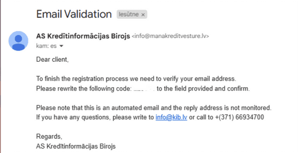 Email Validation Exmaple